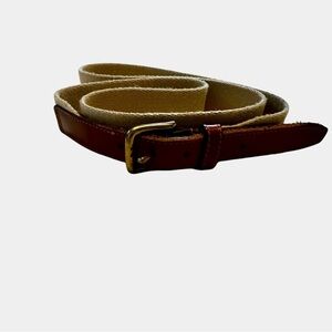 Polo by Ralph Lauren Tan and Brown Leather Belts Set
